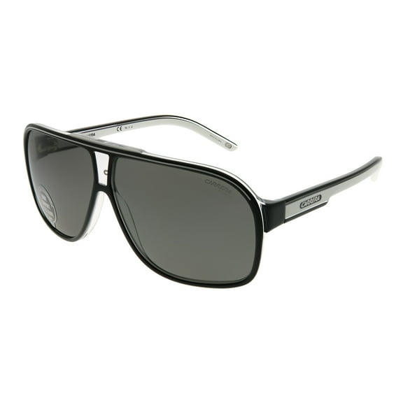 Carrera Grand Prix 2/S Plastic Unisex Aviator Polarized Sunglasses Black 64mm Adult