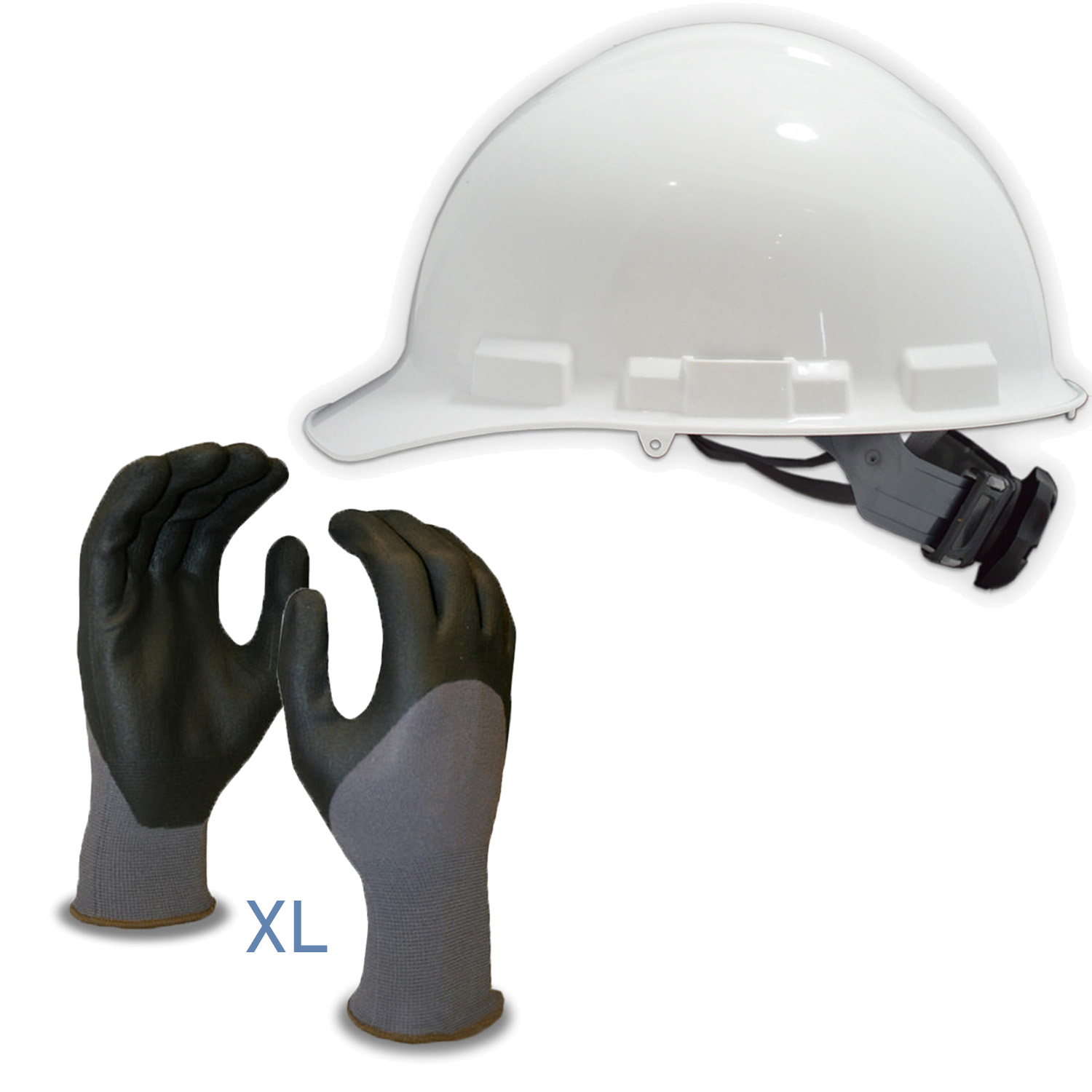 Hard Hat Construction Safety Helmet Osha Approved, Work Grip