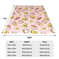 thumbnail image 3 of Sikiie Breakfast Ultra-Soft Micro flannel Blanket Luxury All Seasons Warm Blanket for Bedding Sofa and Travel (4 sizes)-80"x60", 3 of 7