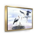 thumbnail image 4 of Storks With Babies In The Nest 20 in x 12 in Framed Painting Canvas Art Print, by Designart, 4 of 5