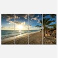 thumbnail image 2 of Beautiful Caribbean Vacation Beach - Large Beach Canvas Wall Art, 2 of 3