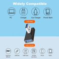thumbnail image 5 of 90 Degree USB 3.0 Adapter 2 Pack, Right Angle USB A Male to, 5 of 5