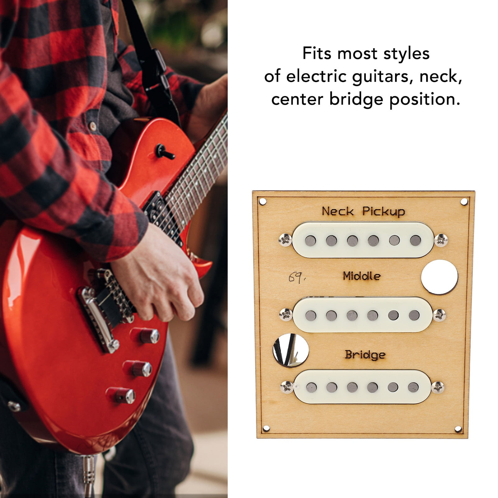 Guitar Electric Guitar Body Replacement For TL Style Poplar Wood Unfinished Stringed Instrument Body