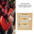 thumbnail image 4 of Stringed Electric Guitar Body Replacement for TL Style Poplar Wood Unfinished Stringed Instrument Body, 4 of 7