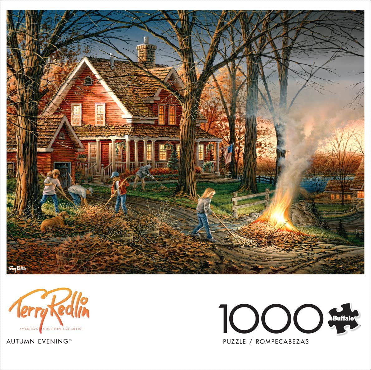 Buffalo Games 1000-Piece Terry Redlin Autumn Evening Jigsaw Puzzle