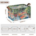 thumbnail image 7 of Yayeee Foldable Storage Basket for Shelves with Handles Waterproof Cloth Bins, Art Goldfish Bowl, 7 of 7