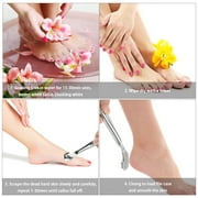 Taihexin 14 Pcs Callus Shaver Set, Callus Remover for Feet, Stainless Steel Foot File Head Care Hard Skin Remover for Hand and Foot Care Tools