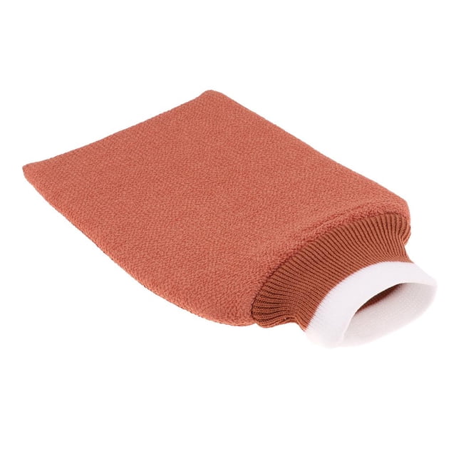 Guantes de baño Yuyangstore exfoliantes para fregar de doble cara color Champagne Gris Verde