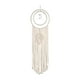 thumbnail image 1 of Tapiz de macramé para pared, decoración del hogar, arte de pared minimalista tejido a mano bohemio, tapiz colgante de pared para decoración de fondo, 1 of 9
