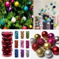thumbnail image 5 of Seyurigaoka 24Pcs Plastic Christmas Tree Christmas Balls Decorations Baubles Party Wedding Ornaments, 5 of 8