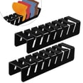 thumbnail image 2 of 2Pcs Hat organizer for Baseball Caps, 14 Ball Storage Organizer Rack, No Install Acrylic Baseball Storage, Renter Friendly Holder Display Stand for Closet, Bedroom, Dresser, Shop, 2 of 7