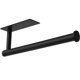 thumbnail image 1 of Soporte para toallas de papel, autoadhesivo o perforable, soporte para toallas de papel negro debajo del gabinete (negro), soporte para toallas de acero inoxidable 304 para cocina, baño, despensa, fre, 1 of 5
