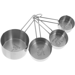 Best Buy: KitchenAid Measuring Cups with Silicone Handles Stainless-Steel  KSH2S058OB