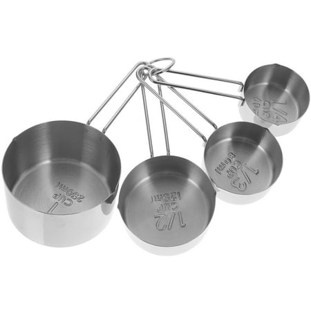 

4pcs Scale Measuring Cups Home Kitchen Measuring Cups Cooking Measuring Cups
