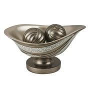 7.75"H Kairavi Decorative Bowl With Spheres