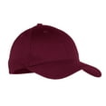 thumbnail image 2 of Port & Company Youth Six Panel Twill Cap-One Size (Maroon), 2 of 5