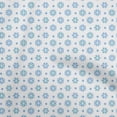 thumbnail image 1 of oneOone Cotton Cambric Light Blue Fabric Asian Block Sewing Material Print Fabric By The Yard 56 Inch Wide, 1 of 5