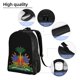 thumbnail image 4 of Mochilas escolares con la bandera de Haití para estudiantes, mochilas de viaje, bolsos para portátil, bolsos de hombro para hombres y mujeres., 4 of 5