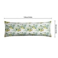thumbnail image 6 of Lemon Print Body Pillow Cover - Soft & Breathable Fabric, Hidden Zipper, 20"x54", Cute Fruit & Floral Design - Perfect Gift for Lemon Lovers, Summer Decor, Side Sleepers & Pregnancy Support, 6 of 7