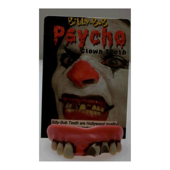 Psycho Clown Teeth Adult Yellow main image 0