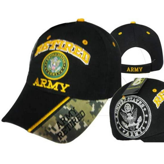Army Retired ARMY Emblem Cap