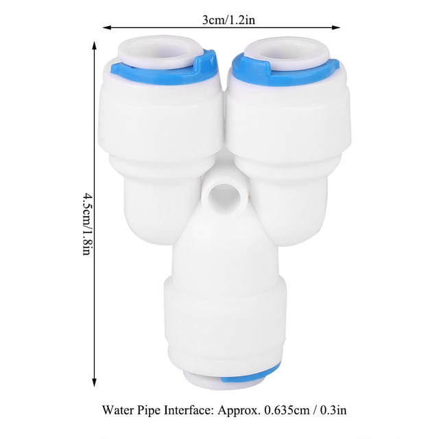 Accesorios De Tubería Conector De La Tubería De Agua Hecha De Material De Pom Con Sellado E Garra Interior Para El Purificador De Agua Y