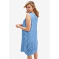 thumbnail image 2 of Ellos Plus Size Sleeveless Shift Dress, 2 of 4