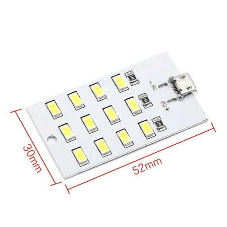 

5730 smd 5V 430mA~470mA White Mirco Usb 5730 LED lighting panel USB mobile light