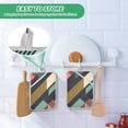 thumbnail image 4 of Yayeee Pot Holders Kitchen Heat Resistant with Pocket 7"x9.8" Cotton Oven Cooking Hot Pads, Green Geometric, 4 of 7