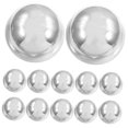 thumbnail image 5 of DINHEAROM Decorative Drawer Knobs Clown Nose Pull Silver Pp 12Pcs For Homeowners, 5 of 7