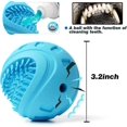 thumbnail image 2 of Juguetes chirriantes para perros, pelota de juguete para perros pequeños, medianos y grandes, juguete masticable de caucho natural para perros agresivos, juguetes duraderos con chirriador para perros., 2 of 5