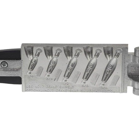 Do-it Molds Trolling Sinker Mold 1/4, 3/8, 1/2, 5/8, 3/4 oz