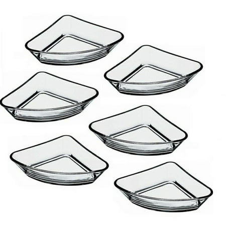 Home Depot Molding - Linen Depot Direct 6.2'' Triangular Dish (Set of 6)