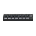 thumbnail image 3 of Yeacher 7-Port USB 3.0 HUB USB Splitter 7 Ports Expander with Switch For PC, 3 of 7