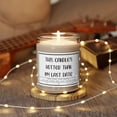 thumbnail image 3 of This Candle's Hotter Than My Last Date Funny Soy Candle, Glass Candle Jar, 9oz, 3 of 8