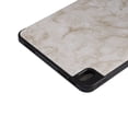 thumbnail image 4 of SaniMore Tri-fold Stand Case for iPad 10th Generation 10.9" 2022, PU Leather Marble Case Shockproof TPU Back [Auto Wake/Sleep + Pen Holder] Full Protective Fashion Tablet Case for iPad 2022, Gray, 4 of 7