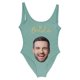 thumbnail image 1 of MKLEKYY Trajes De Baño Mujer Completo Women Fashion Diy Letter Print Piece Swimsuit Sexy Bikini Swimwear Bathing Sleeveless Backless Swimsuit 637, 1 of 3