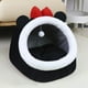 thumbnail image 3 of Cama de tienda para gatos | Diseño de cueva semicerrada | Juguete de pelota de peluche | Cama para mascotas con cubierta blanda para gatos de interior, perros pequeños, conejos | Alfombrilla lavable, 3 of 5