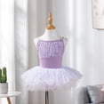 thumbnail image 7 of Girls Camisole Tutu Leotard with Sparkle Mesh and Bow Straps,Ballet Dance Dress, 7 of 7