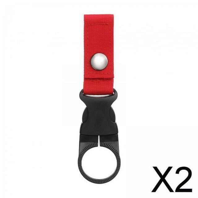 Mosquetón con clip shamjiam para colgar botellas, Soporte Duradero para botellas de Agua, 2 piezas