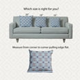 thumbnail image 6 of 20" x 20" Simply Daisy Spring Garden Indoor/Outdoor Pillow, Lighter than Air Blue Qty 1, 6 of 6