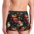 thumbnail image 4 of Bingfone Rose Flowers Men's Underwear - Casual Stretch Boxer Briefs-Medium, 4 of 7