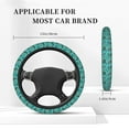 thumbnail image 5 of Fotbe Hawaii Palms Steering Wheel Cover Universal 15 in Car Accessories for Men Women,Steering Wheel Protector Comfortable Protective Case for SUV Sedan Decor, 5 of 8