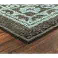 thumbnail image 4 of Maples Rugs - A - Pelham Medallion Non Slip Indoor Area Rugs, 5' x 7', Charcoal/Blue, 4 of 5