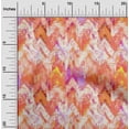 thumbnail image 2 of oneOone Cotton Poplin Orange Fabric Swirl & Mandala Sewing Material Print Fabric By The Yard 42 Inch Wide, 2 of 6