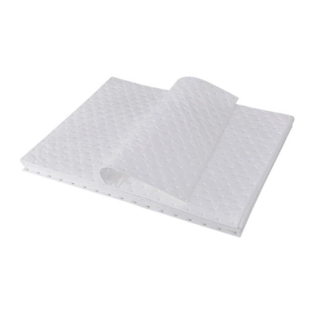 10 piezas de almohadillas absorbentes de aceite, papel absorbente, toallas de papel, almohadilla con hoyuelos, aceite 25x33cm