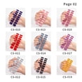 thumbnail image 5 of Semi Cured Gel Nails Art Stickers Fashion Solid Color Manicure Decal UV LED Lamp Need Gel Nail Decals Nail Sticker Decoration, 5 of 8