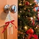 thumbnail image 4 of mfyjkho Adornos colgantes navideños tejidos de lino, 30 x 11 cm, decoración navideña para árbol de Navidad, 1 pieza, 4 of 6