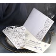thumbnail image 4 of Tarjeta de invitación de boda cortada con láser, tarjeta RSVP personalizada, tarjetas de felicitación de negocios DIY, decoración de fiesta de Navidad, 1 pieza, 4 of 4
