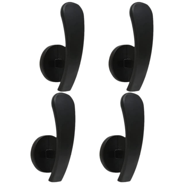 unbranded 4Ud Accesorios Para Gancho Metálico Negro Para Colgar Y Asegurar